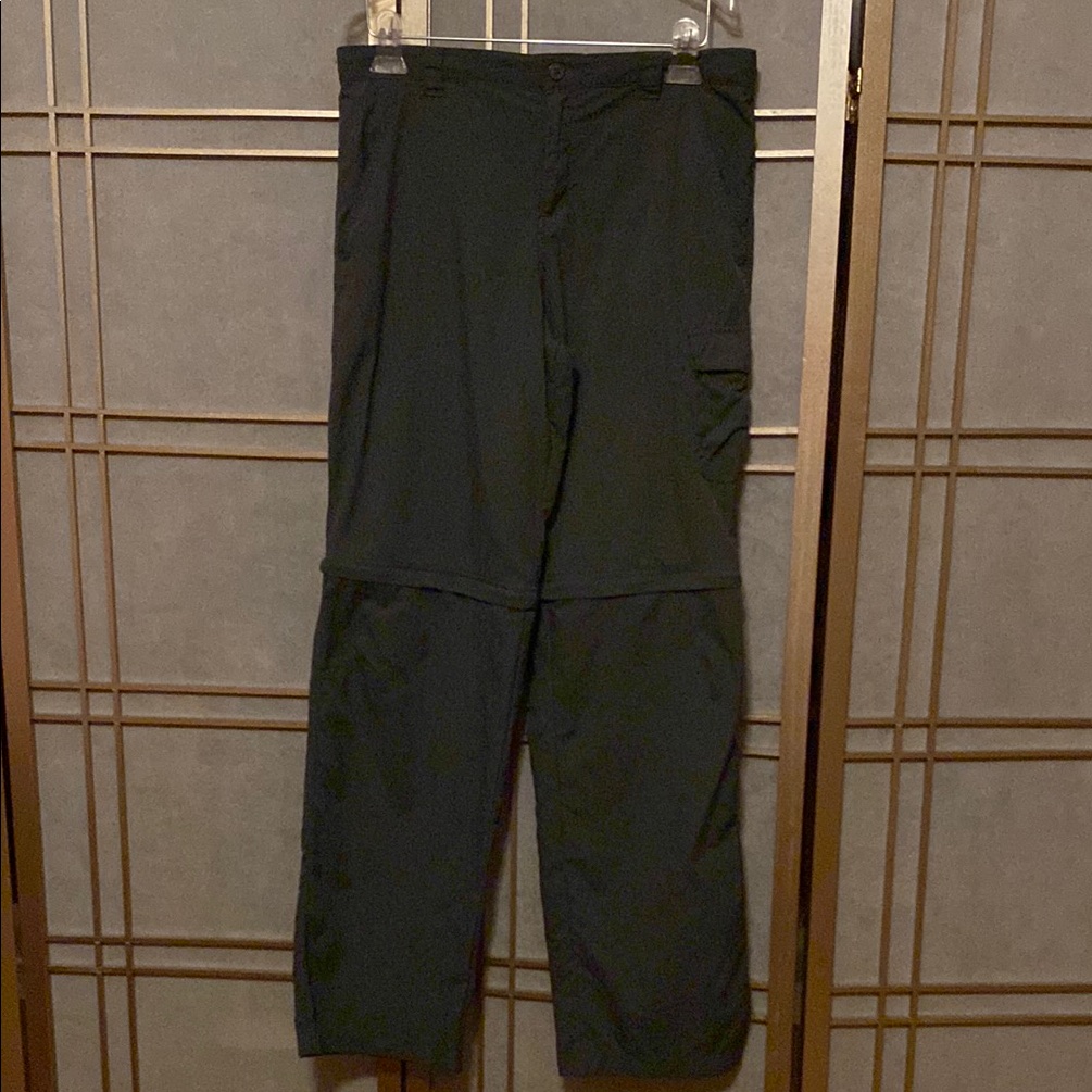 Columbia Omni-Shade Convertible Pants, Youth Xl (18/20), Grey